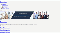 Desktop Screenshot of expatjob.com